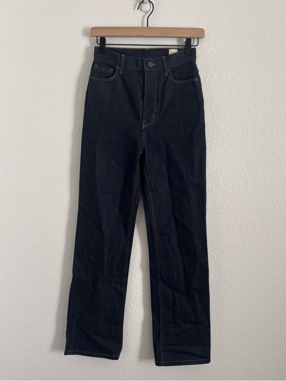 La Vie Rebecca Taylor Women's Size 24 Blue Mirielle High Rise Straight Leg Jeans